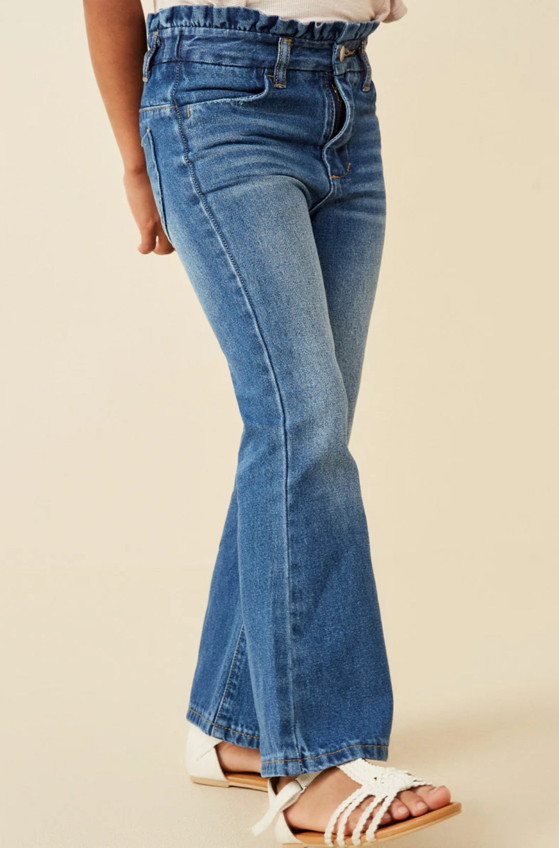 Hayden Girl Ruffle Waist Jeans