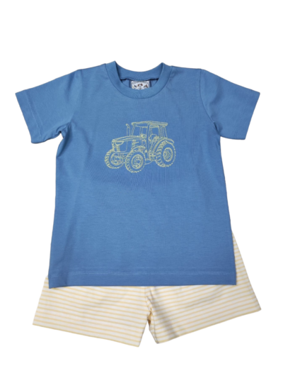 Three Sisters Tractor Shorts Set