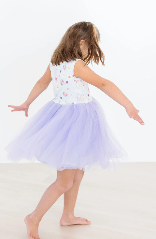 MR Lilac Floral Tutu Dress