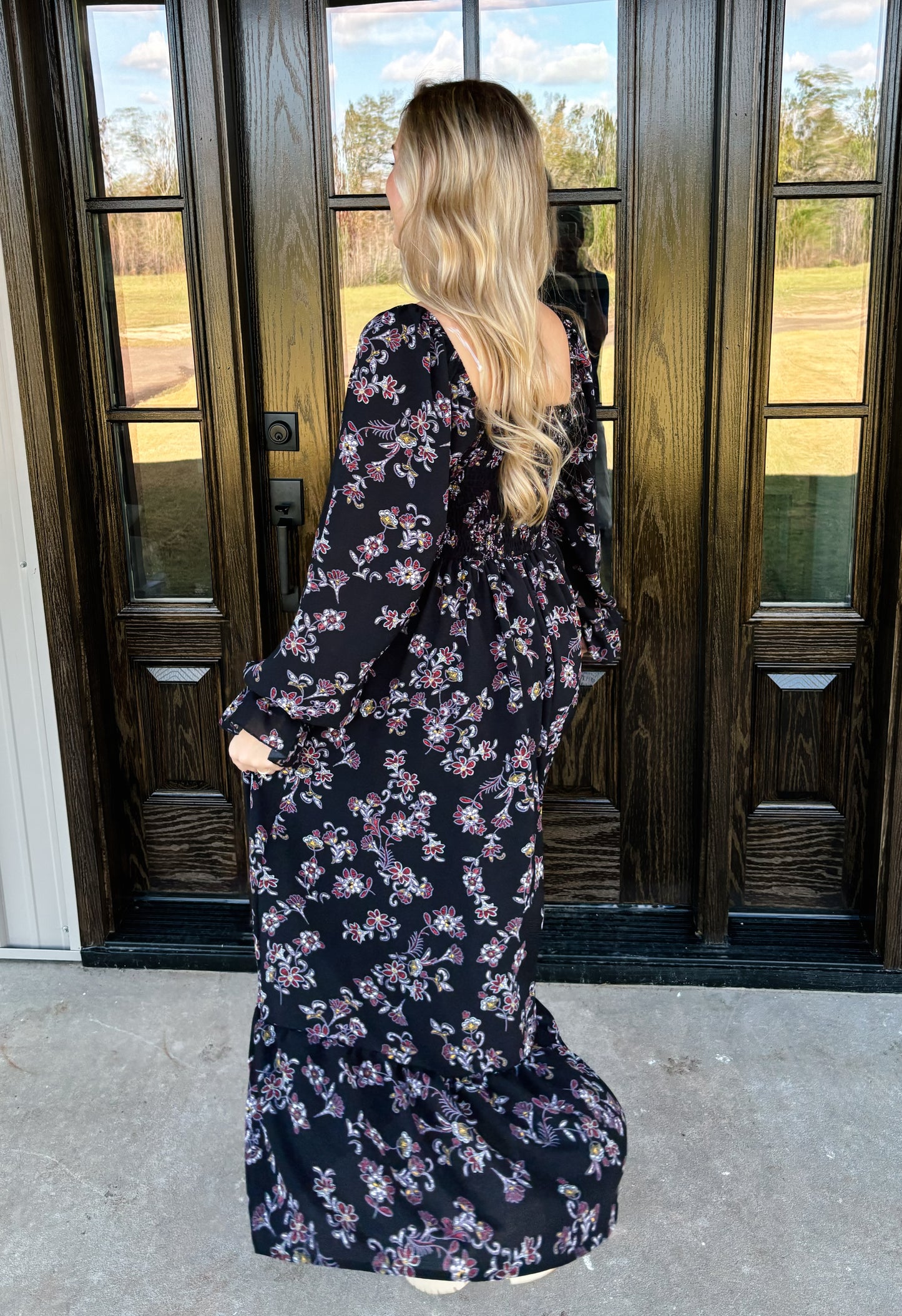 Babydoll Floral Maxi