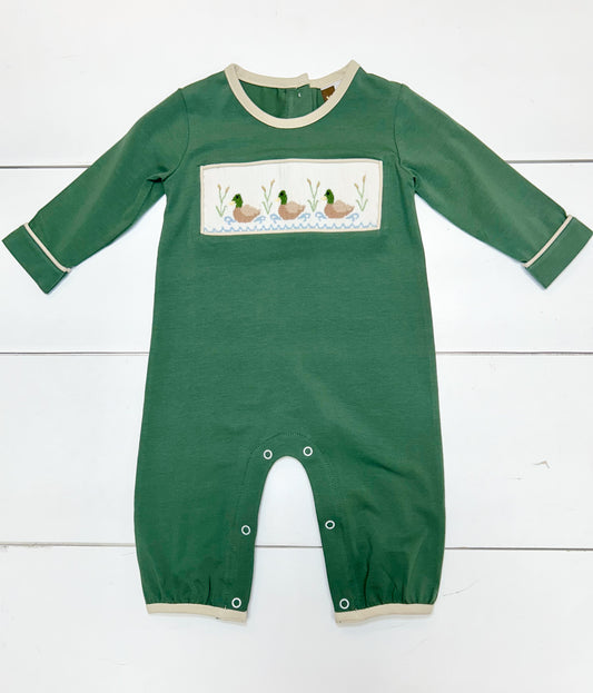 Banana Split Mallard Boys Romper