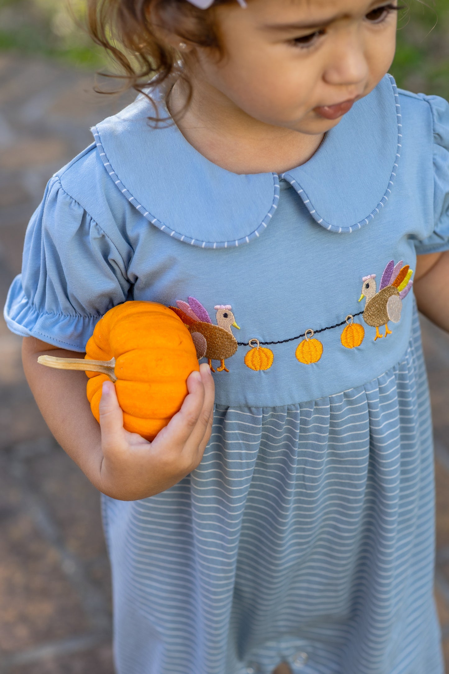 Girls Turkey Romper