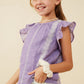 Hayden Girl Lavender Ruffle Top