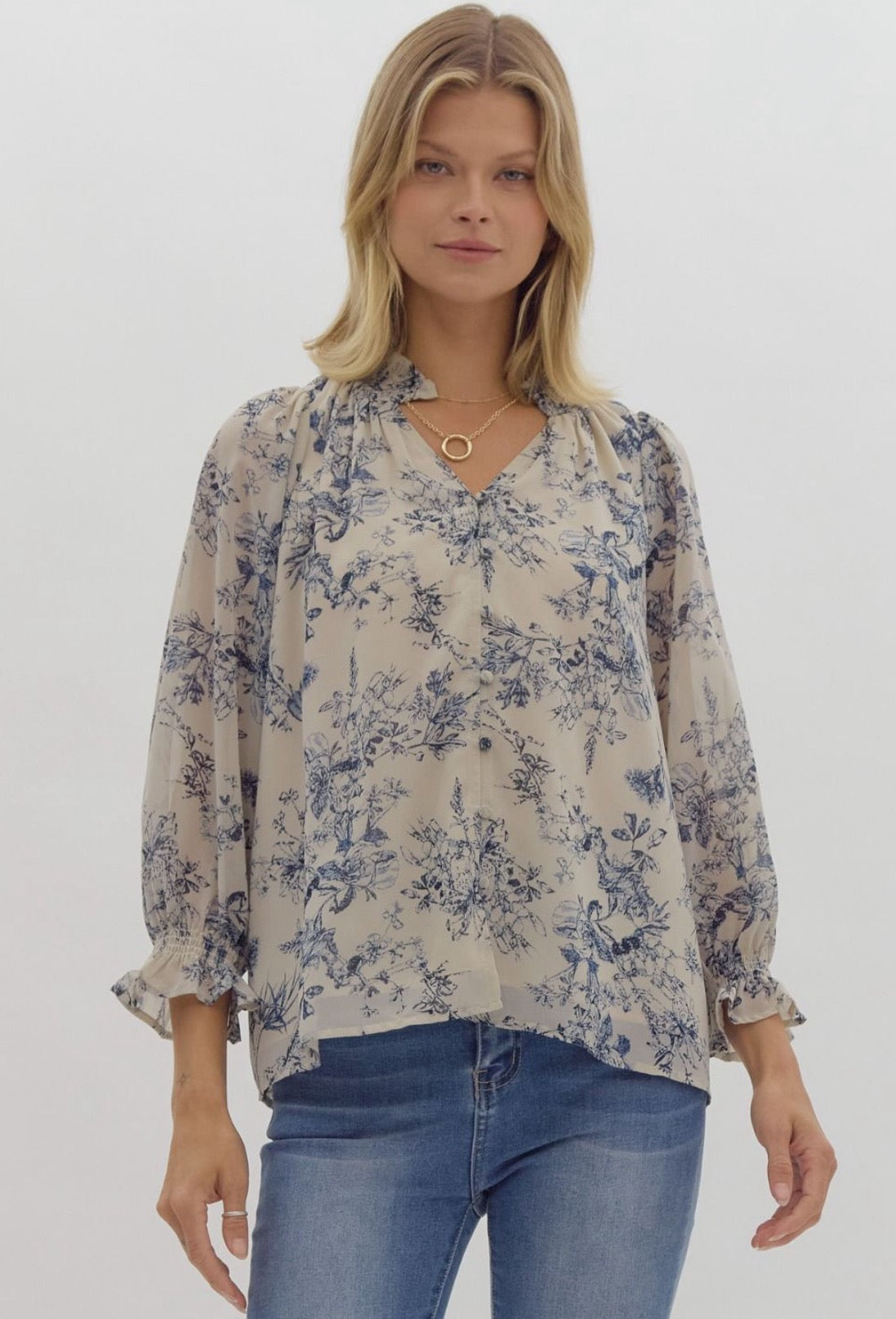 Taupe Designs Blouse