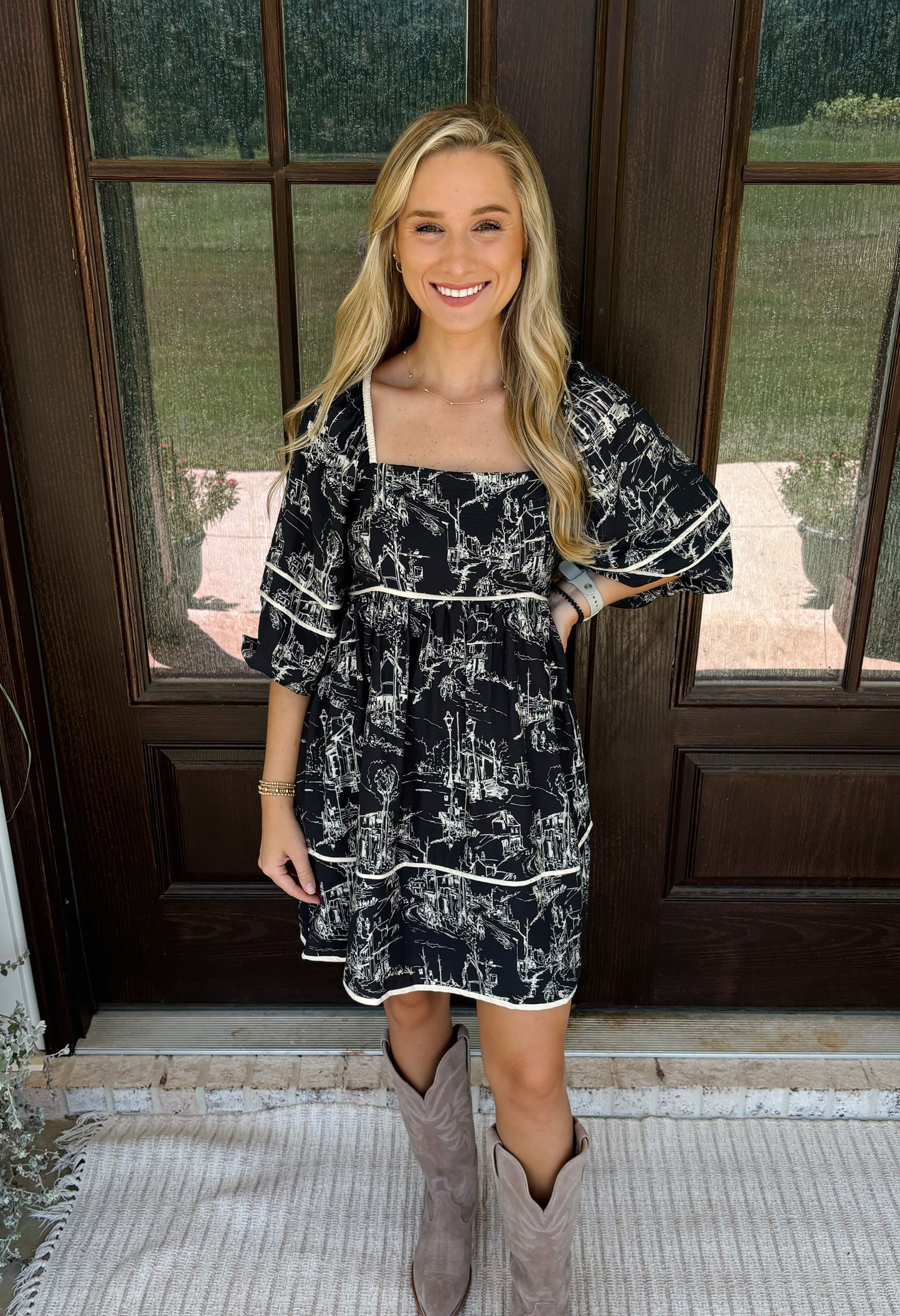 Charcoal Myla Dress