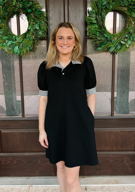 Black Polo Dress