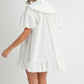 Babydoll White Mini Dress
