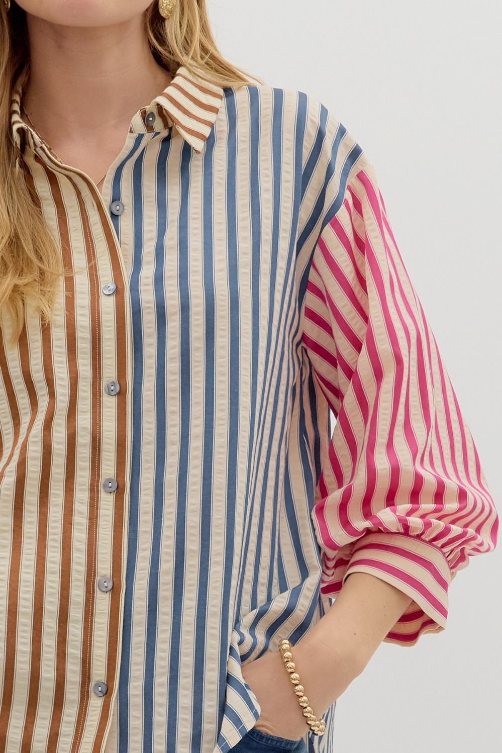Sarah Stripe Blouse
