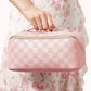 Checkered Makeup Bag