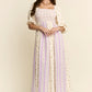 Lavender Floral Dress
