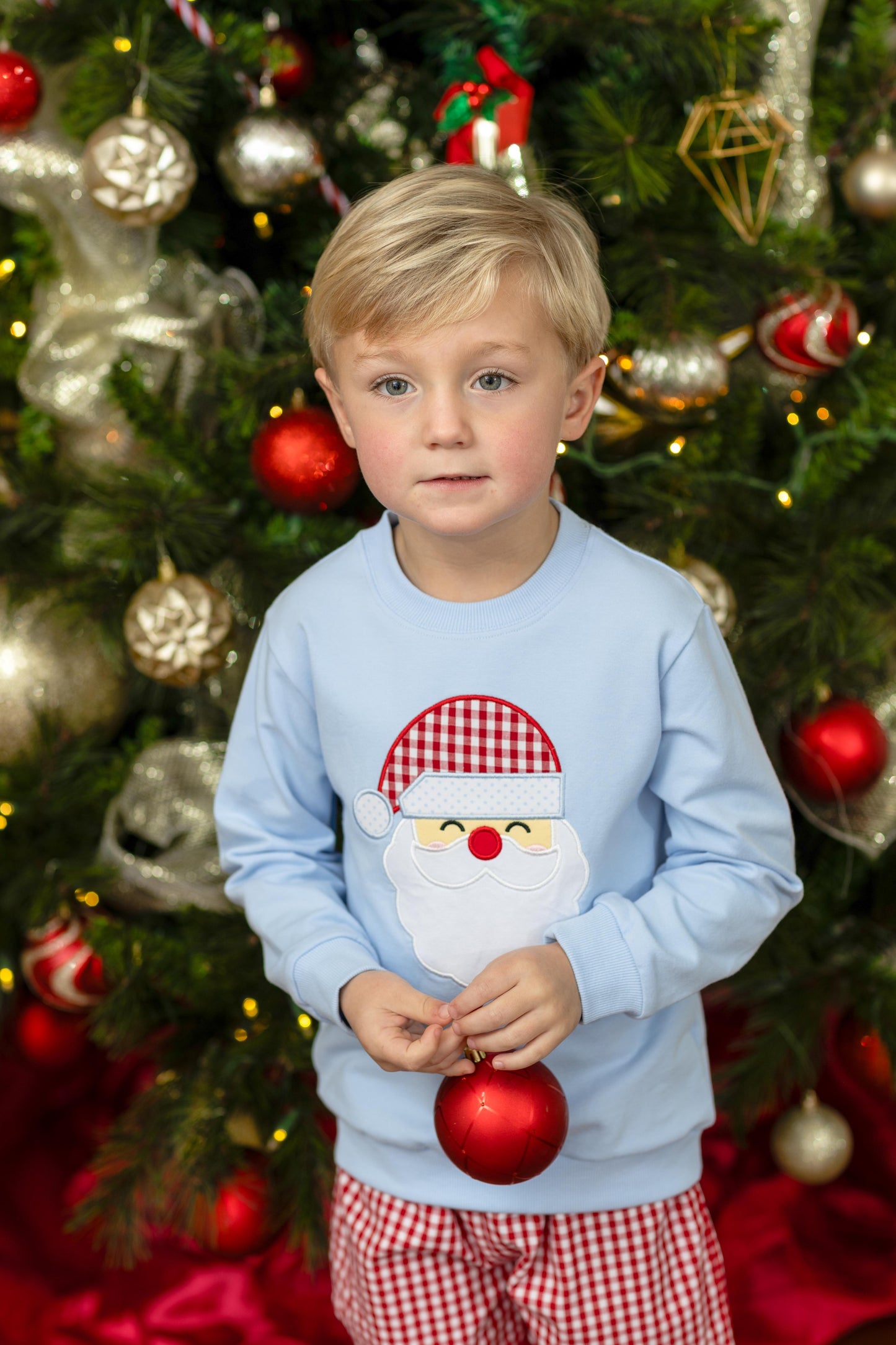TS Blue Santa Pullover