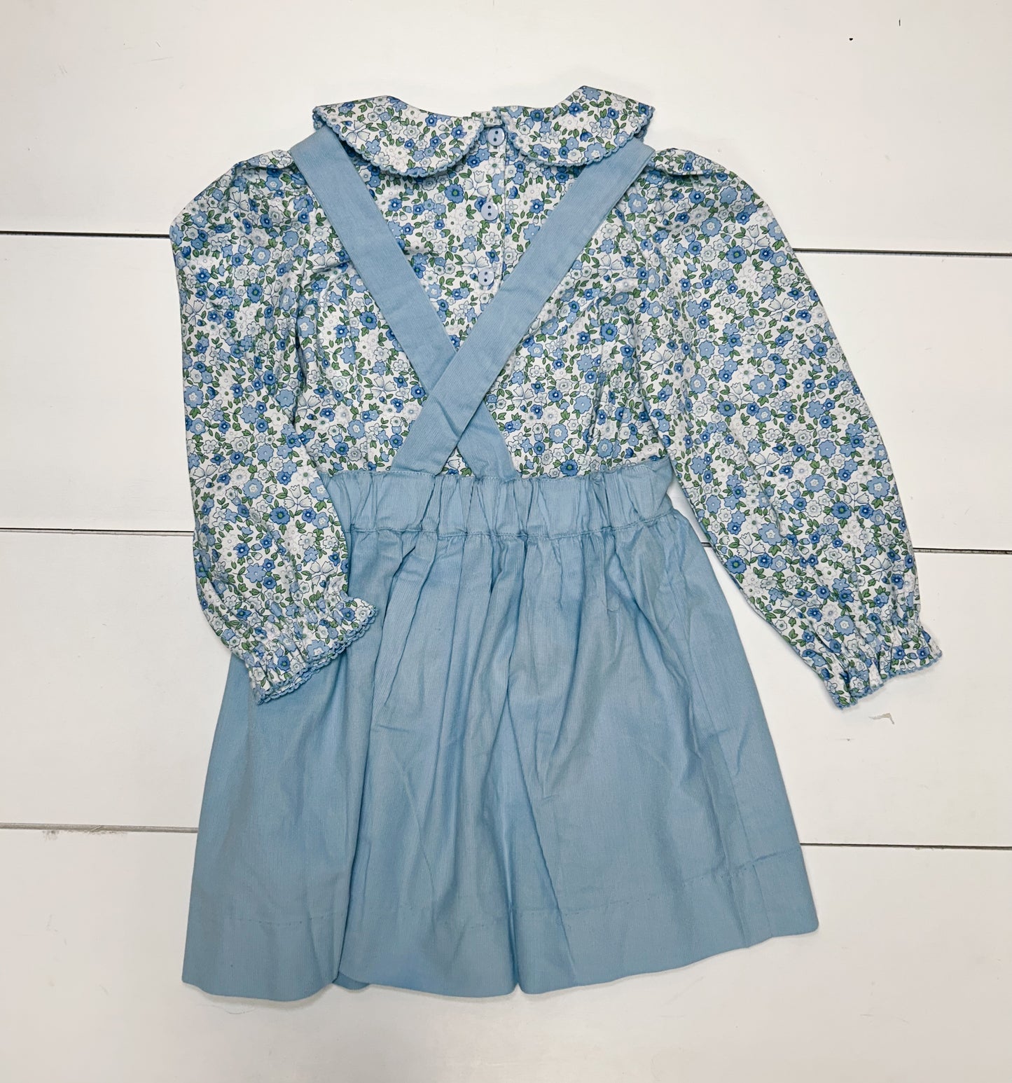 Ishtex Blue Flower Jumper Set