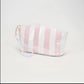 Stripe Travel Cosmetic Pouch