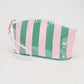 Stripe Travel Cosmetic Pouch