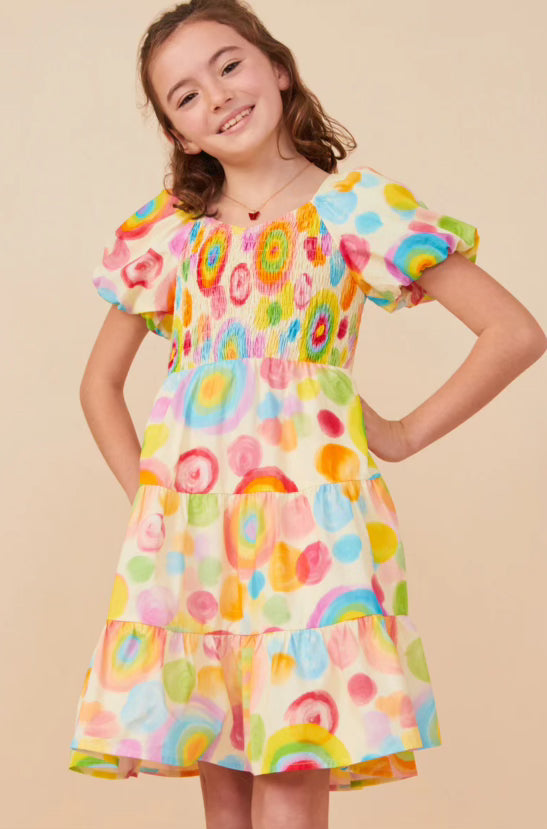 Abstract Hayden Girl Dress