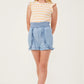 Girls Light Denim Shorts