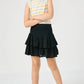 Girls Black Mini Skirt