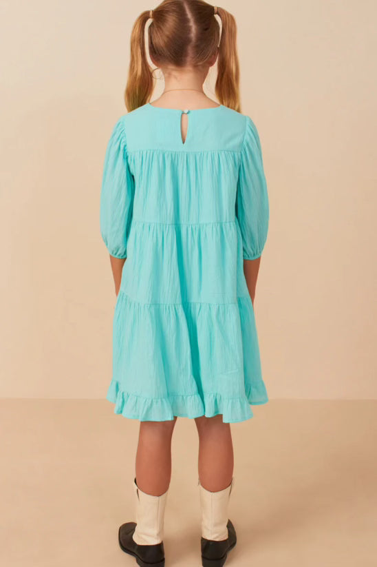 Blue Ruffle Dress