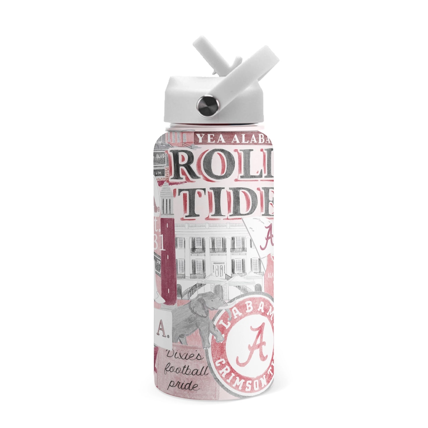 The University of Alabama 32oz Insulated Water Bottle