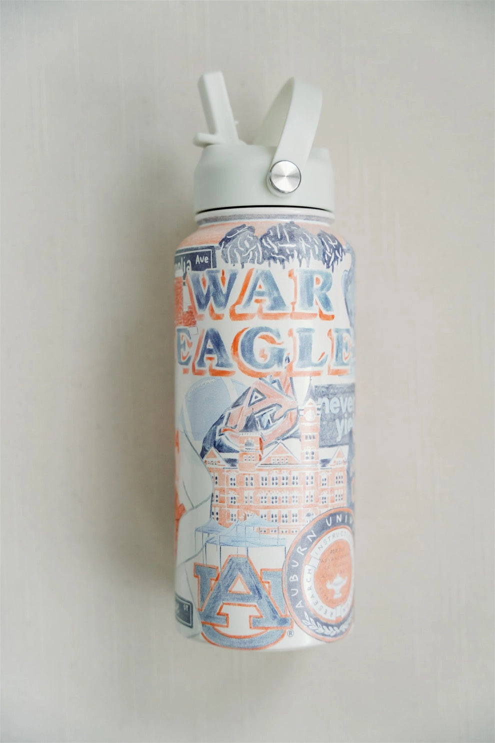 Auburn University 32oz Insulated Water Bottle