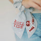 University of Alabama Beaded Scrunchie
