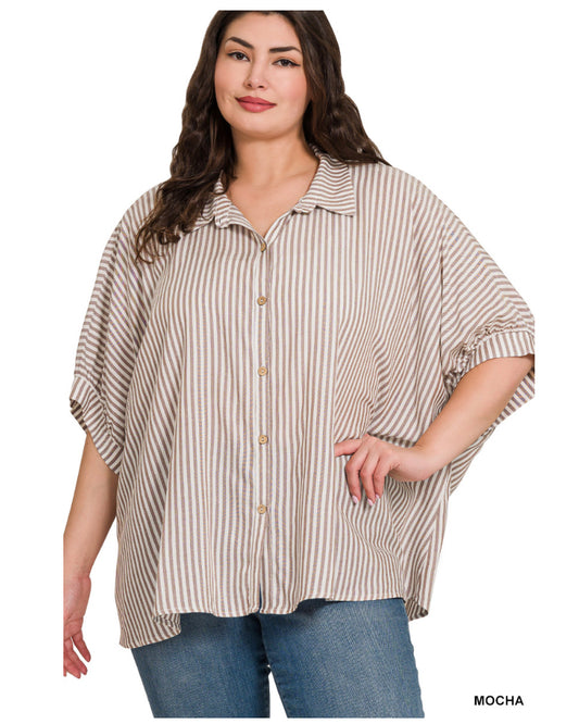SS Stripes all Day Blouse