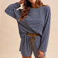 Long Sleeve Shorts Set