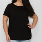 SS-Basic Solid Short Sleeve Top