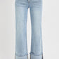 Wide Cuff Risen Jeans
