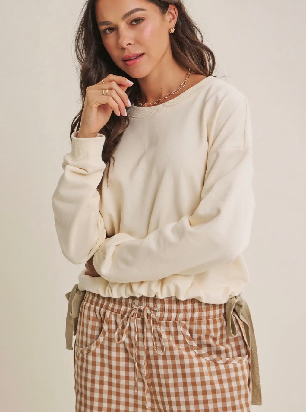 Mineral-Washed sweatshirt