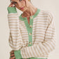 Cotton Stripe Button Down