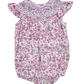 Jane Pink Floral Smocked Bubble