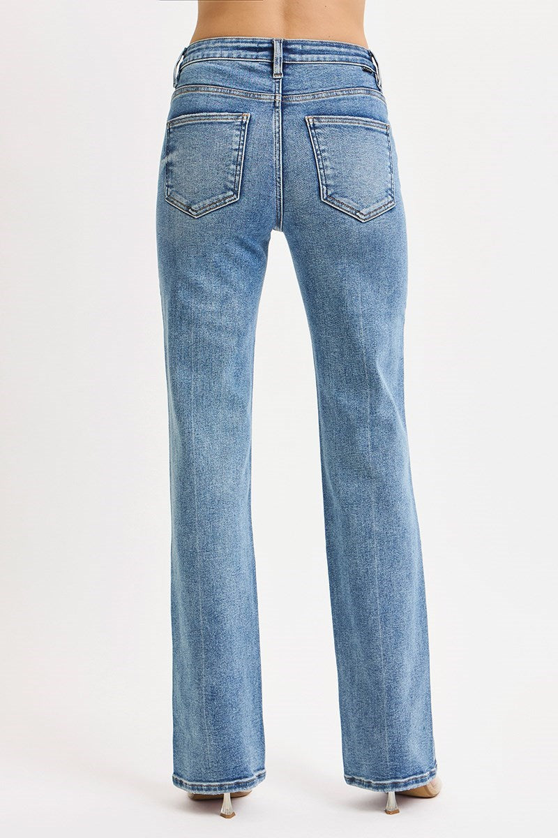 Risen Staight Leg Medium Wash