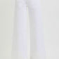 Risen White Wide Leg Jeans