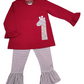 Gabby Giraffe Ruffle Pant Set MJ