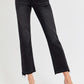 Risen Black Ankle Straight Jeans