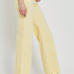 Pale Yellow RISEN WIDE LEG JEANS