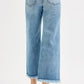 Risen Mid Rise Crop Wide Leg Jean