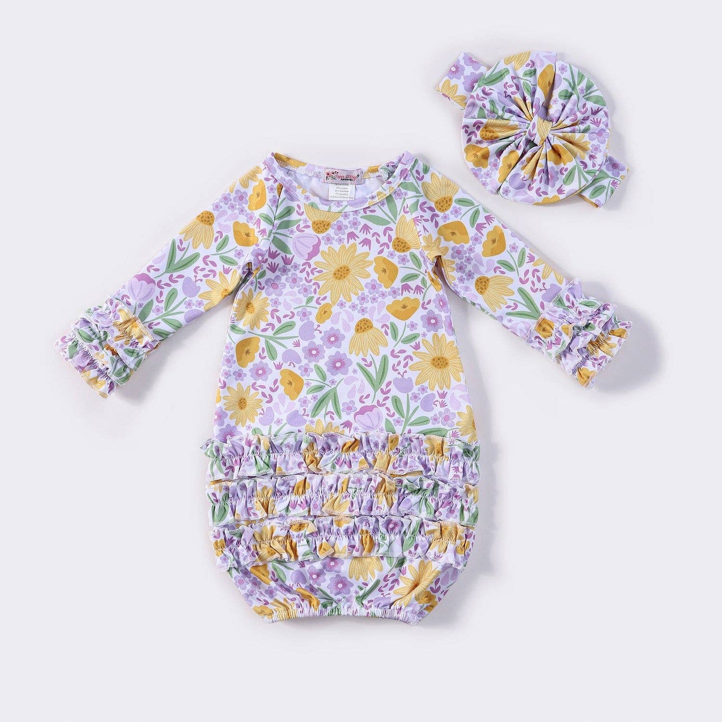 Iris Daisy Baby Gown