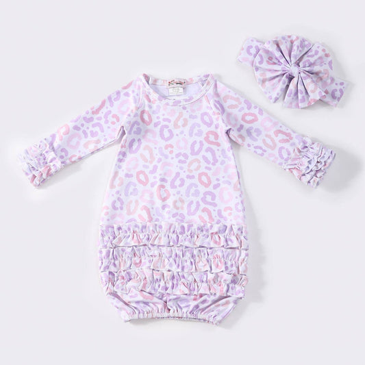 Leo Pastel Baby Gown