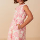 Girls Pink Floral Dress