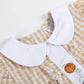 Gingham Pumpkin Ruffle Dress