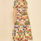 Tiered Floral Maxi