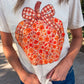 Floral Pumpkin Tee