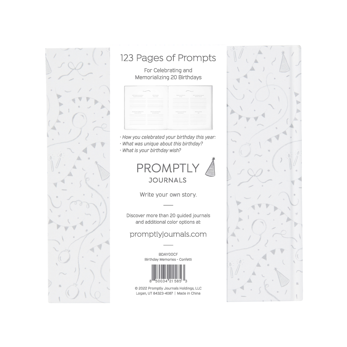 My Birthday Memories Journal: 20-Year Keepsake Birthday Gift