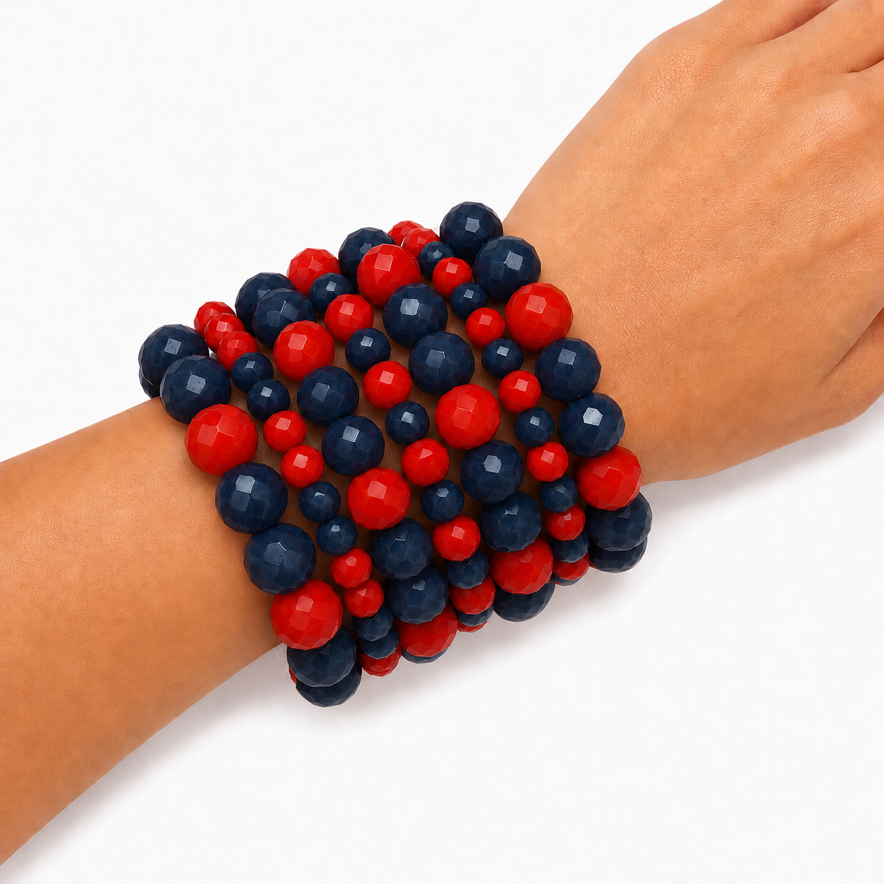 Game Day Stretch Bracelet Stack