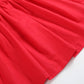 Red Ruffle Dress