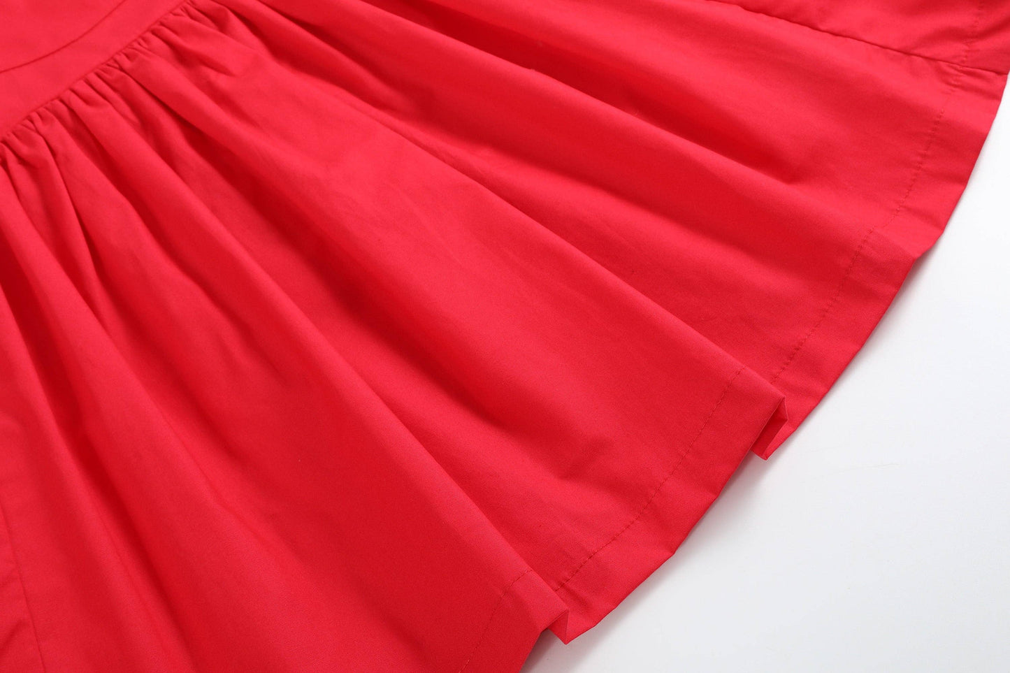 Red Ruffle Dress