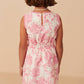 Girls Pink Floral Dress