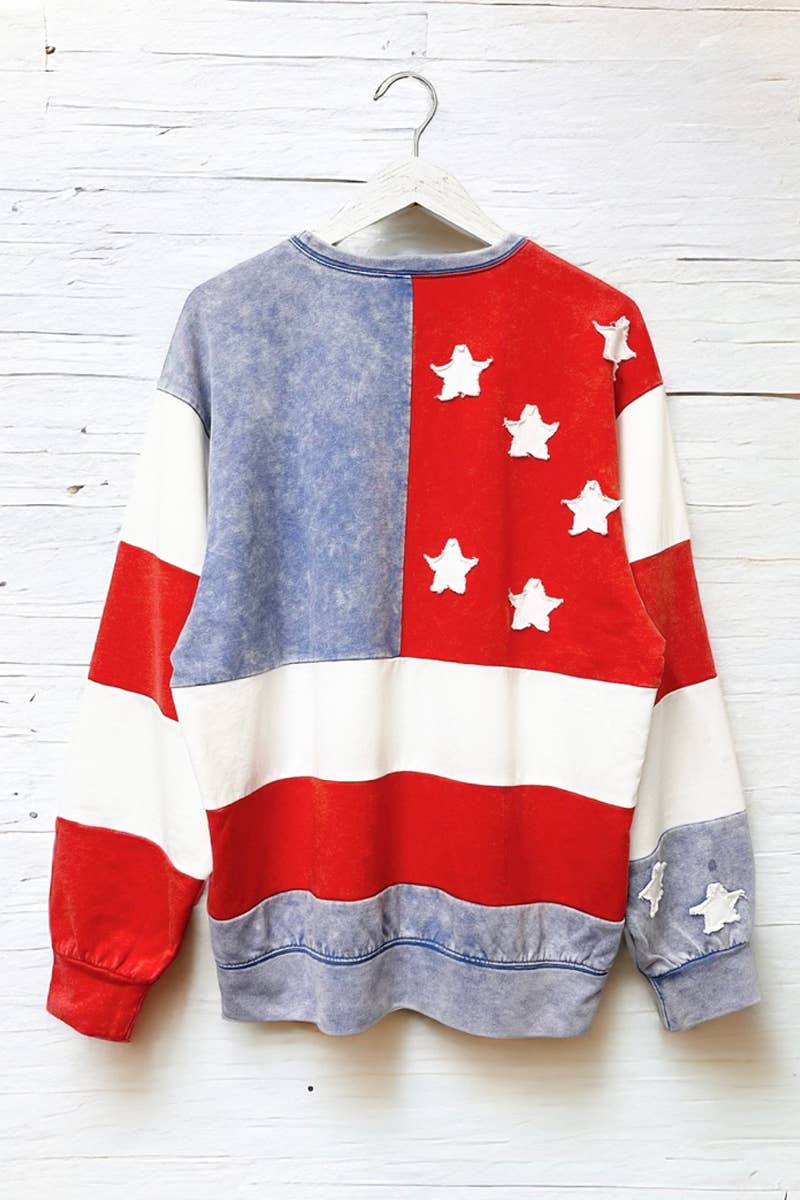 American Flag Sweatshirt